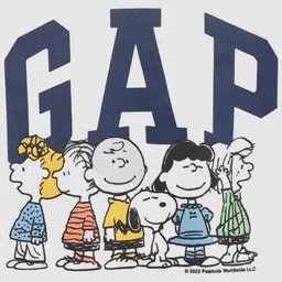 GAP Boys Peanuts Graphic Printed Round Neck Relaxed Fit T-shirt image 3