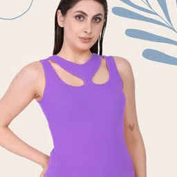 Moda Rapido Women Cut-Out Tank Top-image-47