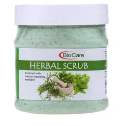 Biocare Herbal Face & Body Scrub For Skin Nourishment - 500 ml image 1