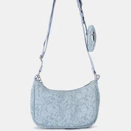 Forever Glam by Pantaloons Women Graphic Structured Shoulder Bag with Pouch image 2