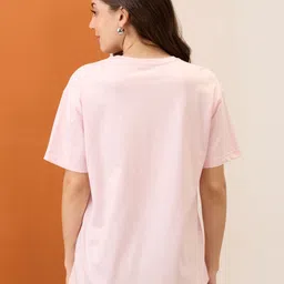 Mast & Harbour Typography Printed Round Neck Short Sleeves Regular Fit Cotton T-Shirt image 5