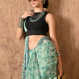 Moda Rapido Floral Silk Cotton Handloom Saree-image-58