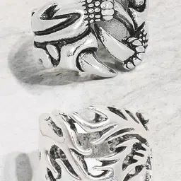 OOMPH Silver-Plated Finger Ring-picture-22