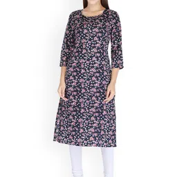 Neelokurti Women Floral Printed Straight Kurta-picture-34