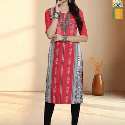 HERE&NOW Women Pack Of 3 Ethnic Motifs Printed Kurta-picture-31