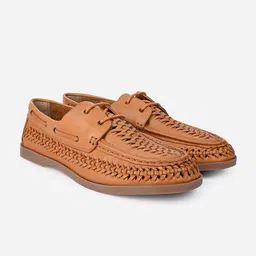 Styli Men Textured Leather Brogues-picture-26