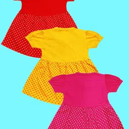 KidzzCart Polka Dot Print Fit & Flare Dress image 5