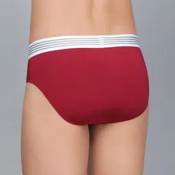 Mast & Harbour Men Mid-Rise Seamless Basic BriefsMnH_001_BRF_MRN/GW/_1PC image 2