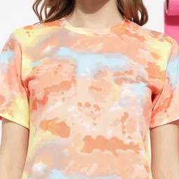 SZN Printed Round Neck T-shirt With Joggers Co-Ords image 3