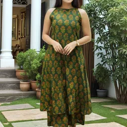 SZN Women Floral Printed Regular Kurta with Palazzos-picture-39