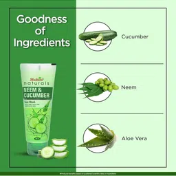Multani Naturals Set Of 4 Neem & Cucumber Face Wash - 150 ml Each image 3