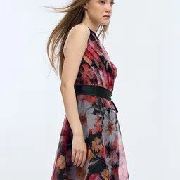 COVER STORY Floral Print Fit & Flare Mini Dress image 3
