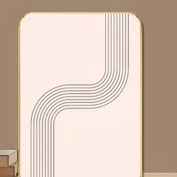 Myntra Elegant Homes Pink & Black Printed Wooden Wall Art-image-90