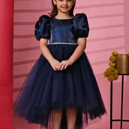 Toy Balloon kids Girls Embellished Net Fit & Flare Dress-picture-39