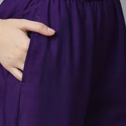 GoSriKi Floral Embroidered Thread Work Sweetheart Neck Kurta With Trousers & Dupatta image 2