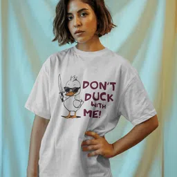 Adrunaline Fit Women Graphic Printed Round Neck Pure Cotton Oversized T-shirt-picture-11