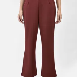 FUTURO Women Relaxed Loose Fit High-Rise Pleated Trousers-picture-22