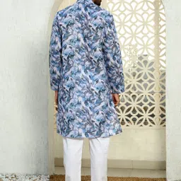 KRAFT INDIA Men Floral Printed Kurta image 3