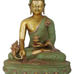 Exotic India Green Buddha Idol Showpiece-picture-28