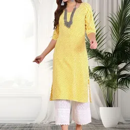 arangya Women Leheriya Printed Indie Prints Crepe Kurta-picture-21