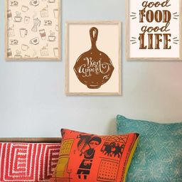 WALLLANE Set of 3 Wood Abstract Wall Paintings-picture-12