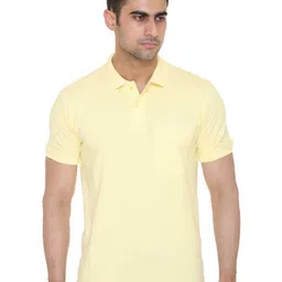 Colors and Blends Men Solid Polo Collar Cotton T-shirt-picture-31
