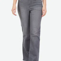 FCK-3 Women Brooklyn Wide Leg Mid-Rise Stretchable Jeans-image-63