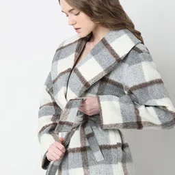 Vero Moda Women Checked Lightweight Open Front Jacket image 3