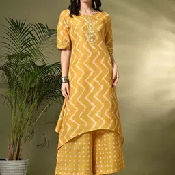 Sangria Embroidered Kurta Set With Dupatta image 5