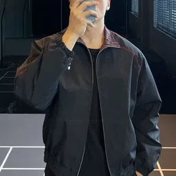 HERE&NOW Men Lightweight Bomber Jacket-picture-20