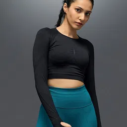 BOLDFIT Women Black Full Sleeve Top-picture-20