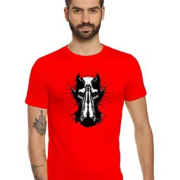 Tantra Devil Hand Printed Cotton T-shirt-picture-26