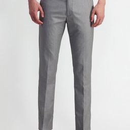 Arrow Men Textured Urban Mid-Rise Slim Fit Formal Trousers-picture-29