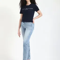 Tommy Hilfiger Women Typography Raw Edge T-shirt image 4