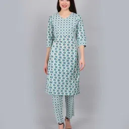 Moms Ever Women Straight Feeding Kurta Set-image-66