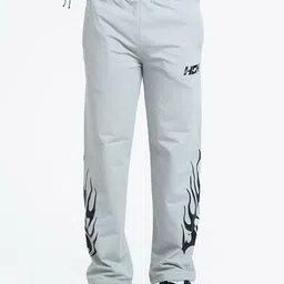 House of Heroes Men Printed Loose-Fit Track Pants-picture-12