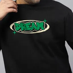 VEIRDO Men Printed Pure Cotton T-shirt image 5