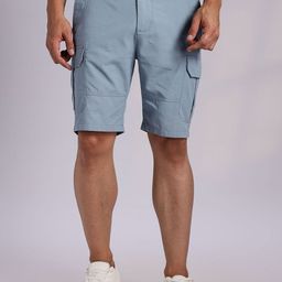 Thomas Scott Men Regular Fit Mid-Rise Cotton Cargo Shorts-picture-32