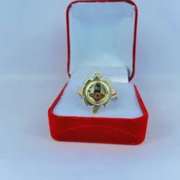 R G MART Unisex Gold-Plated Brass Finger Ring-image-68