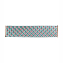 House This Teal & White Gulshan Table Runner image 3