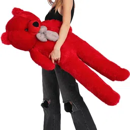 teddywala Teddy Bear Three Feet Red Soft Teddy - 90 cm-picture-20