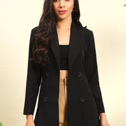 WoowZerz Slim-Fit Single-Breasted Overcoat image 1