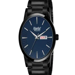 Ajanta Quartz Men Dial & Stainless Steel Straps Analogue Watch AWC502 BS BBL image 2