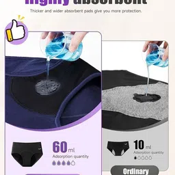 Diving Deep Women Pack Of 3 Mid-Rise Period Briefs-picture-11