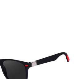 SPADEACES Unisex Kids Black Lens & Black Square Sunglasses with image 2