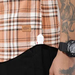 The Roadster Life Co. Checked Pure Cotton Casual Shirt image 5