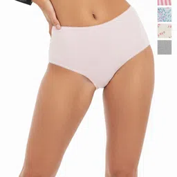 DressBerry Women Set of 5 Printed High-Rise Briefs-picture-12