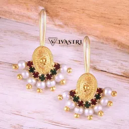 VIVASTRI Women Gold-Plated Alloy Earrings-picture-34