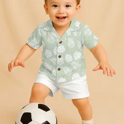 Anneca Boys Printed Shirt with Shorts image 2