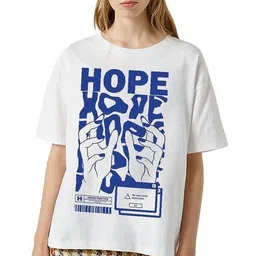 VLAM Women Typography Printed Round Neck Cotton Relaxed Fit T-shirt-picture-11